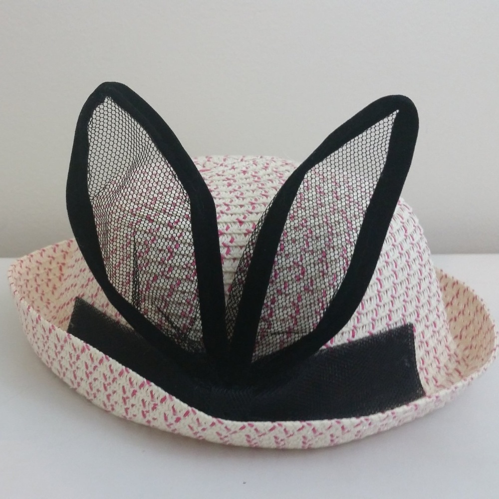 Girls Summer Bunny Ears Hat 4-6 Yrs.